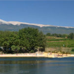 Mormoiron : le "lac" (plan d'eau) des Salettes