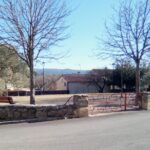 Mormoiron : le parc de la chapelle Saint-Roch et son murier