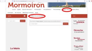 site internet de la commune de Mormoiron