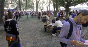 Amfis université d'été 2025 de la France Insoumise: la pause-repas et food-truck