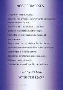 2026: liste municipale Jouve-Silvestre. Parole, parole, parole