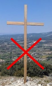 croix illégale de Robion. Le maire condamné à la déplacer
