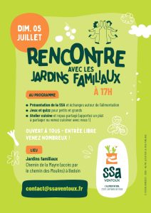 Jardins familiaux et Sécurité Sociale Alimentaire à Bedoin