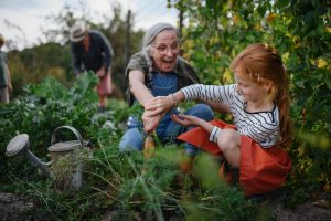 jardin punk en famille