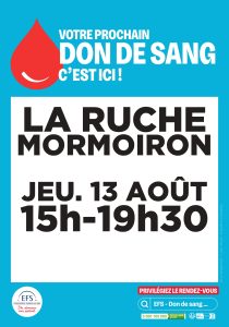 Don du sang à Mormoiron